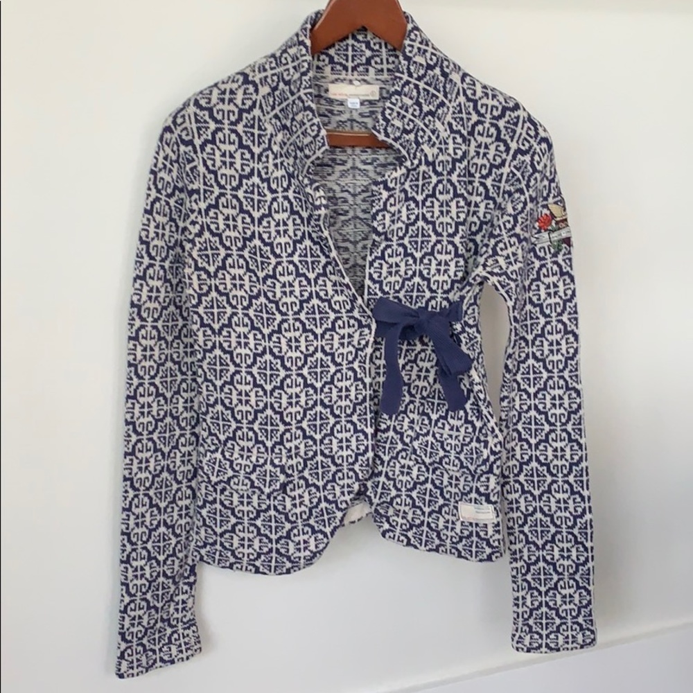Odd Molly printed knit blazer.